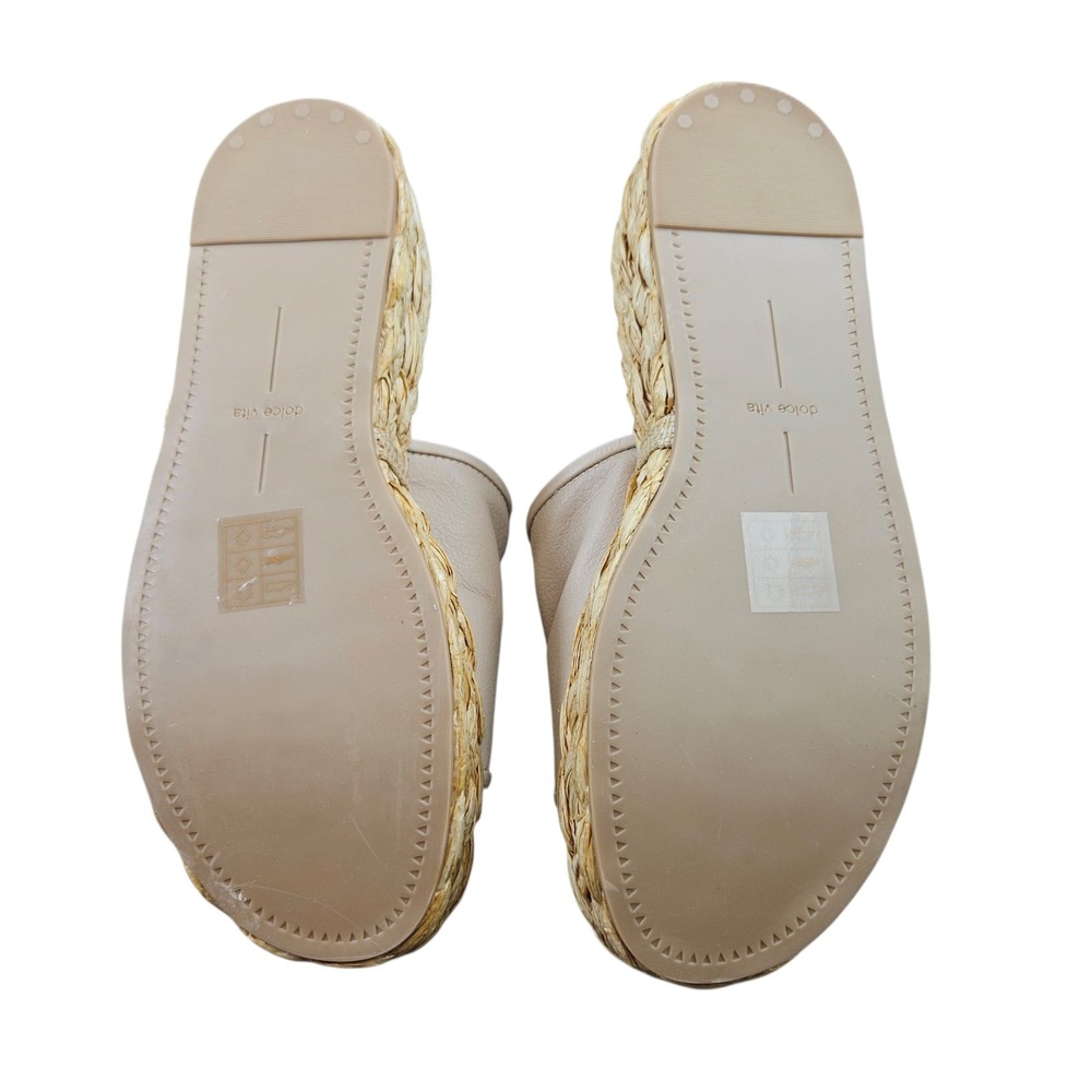 Dolce Vita Chavi Sandal Womens 9W Slides Platform‎ Shoes Casual Beach Wedge - Picture 9 of 9